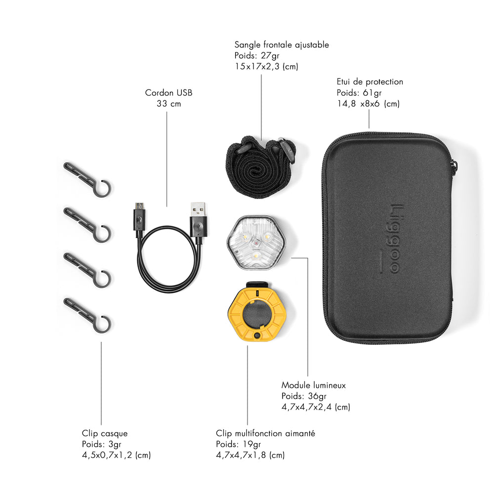 
                  
                    Charger l&amp;#39;image dans la galerie, Lampe frontale casque de sécurité
                  
                