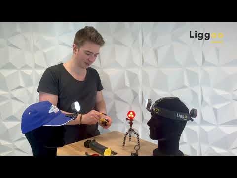 
                  
                    Charger et lire la vidéo dans la visionneuse de la Galerie, Lampe frontale casque de sécurité
                  
                